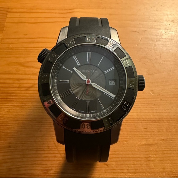 Tiffany & Co Mark T-57 Stainless Steel 42mm Men's Quartz Resonator Watch - Picture 5 of 5